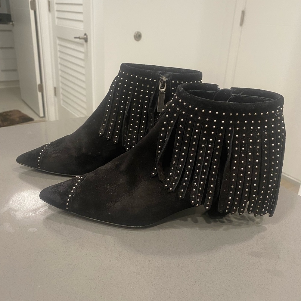 YSL Studded Accents Boots w/ Tags It 37 | 7